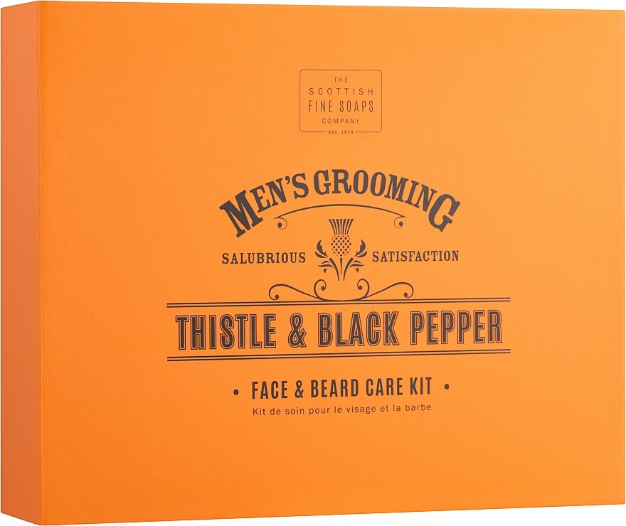 Парфюмерный набор Scottish Fine Soaps Men’s Grooming Thistle & Black Pepper
Парфюмерный набор Scottish Fine Soaps Men’s Grooming Thistle & Black Pepper