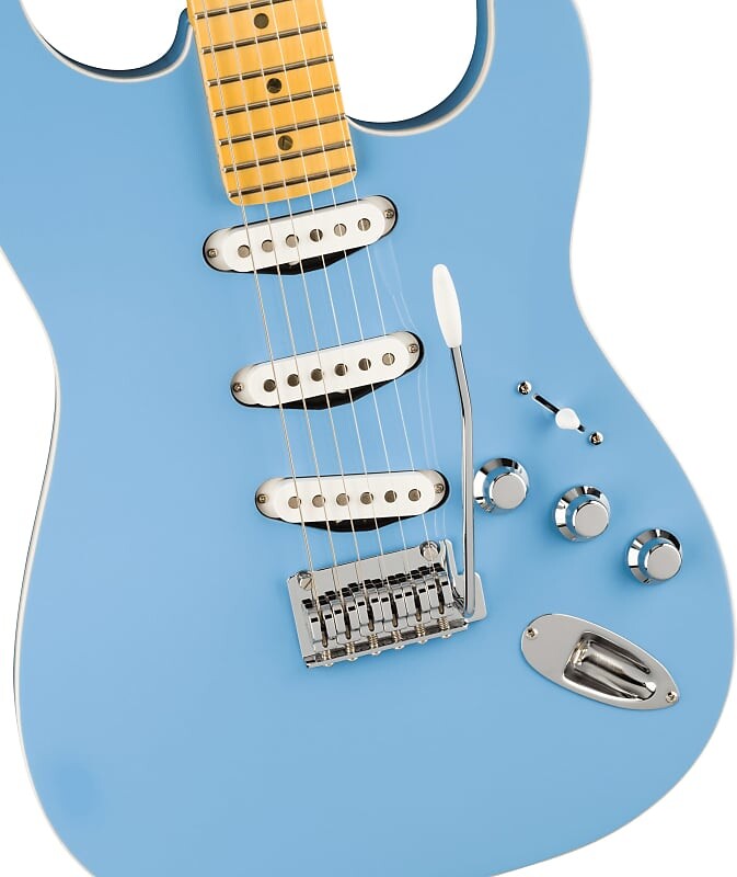 Электрогитара Fender Aerodyne Special Stratocaster, кленовый гриф, калифорнийская синяя с сумкой Deluxe Gig Bag
Электрогитара Fender Aerodyne Special Stratocaster, кленовый гриф, калифорнийская синяя с сумкой Deluxe Gig Bag