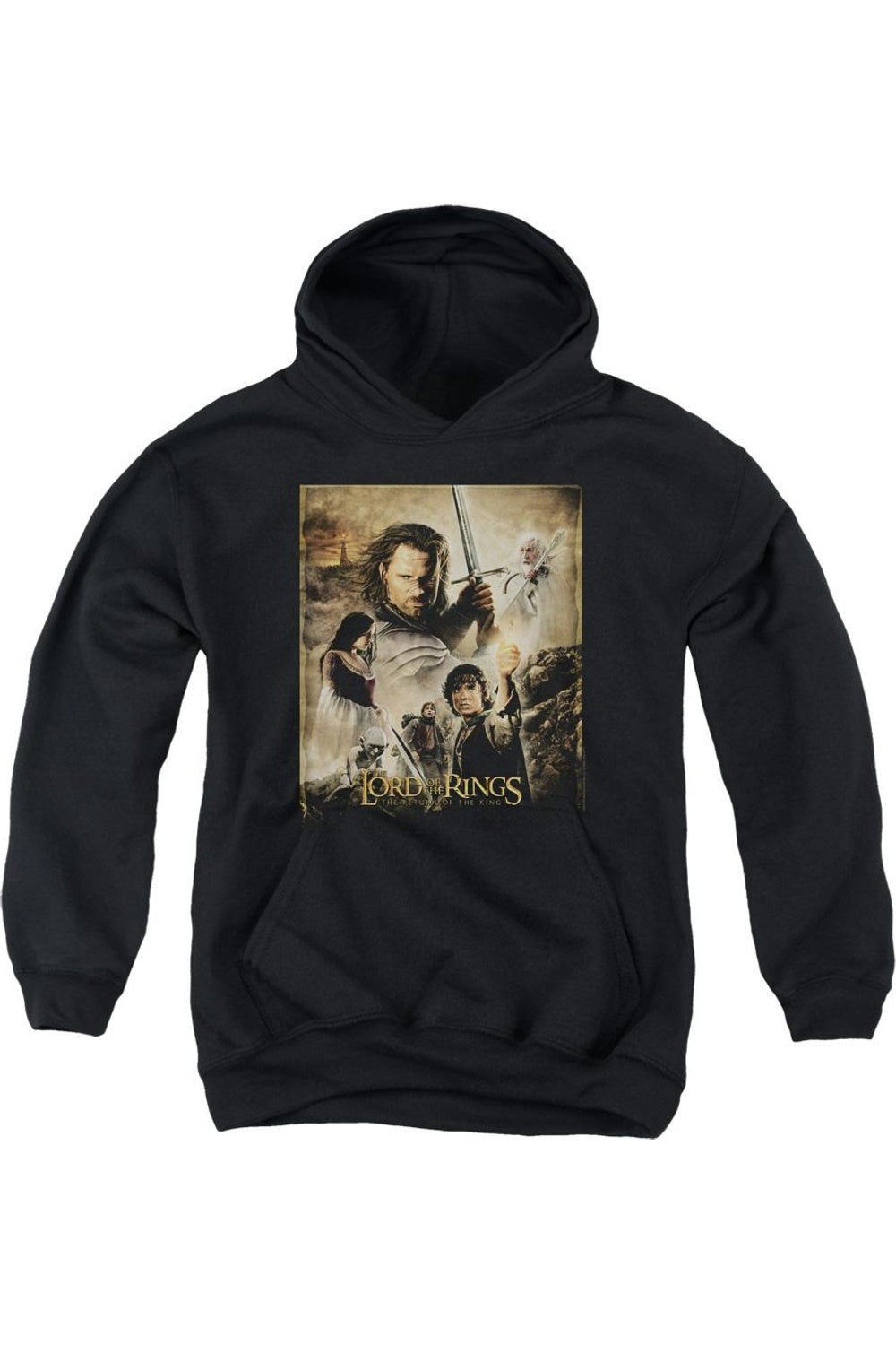 Толстовка с капюшоном "Властелин Колец: Возвращение Короля" молодежная Gildan, черный
Толстовка с капюшоном "Властелин Колец: Возвращение Короля" молодежная Gildan, черный