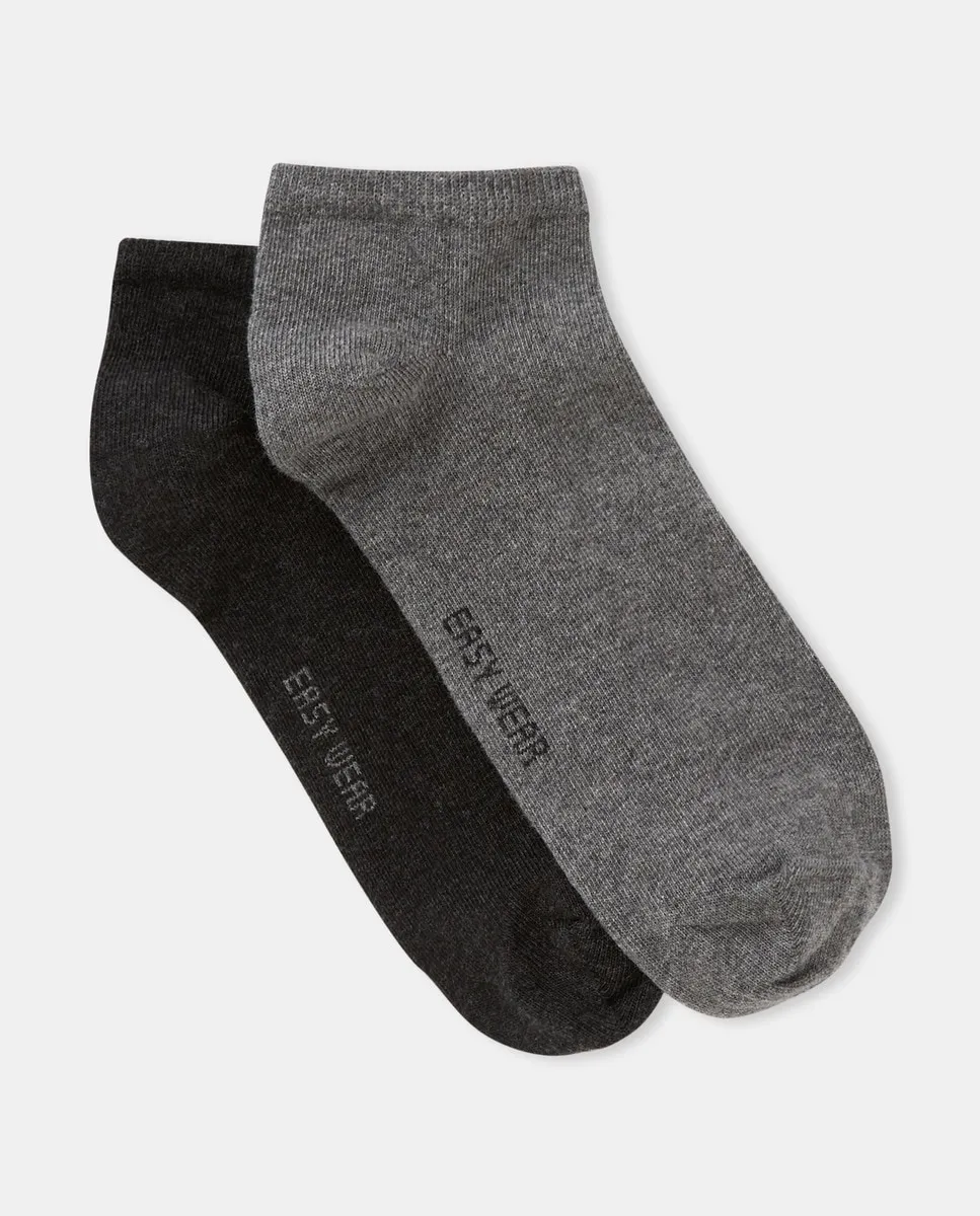 Упаковка из двух мужских коротких спортивных носков, произведенных в Испании Easy Wear, черный
Упаковка из двух мужских коротких спортивных носков, произведенных в Испании Easy Wear, черный