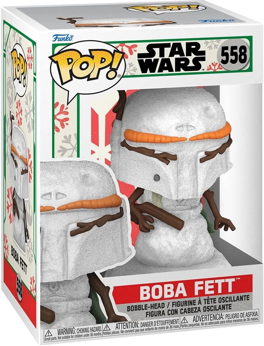 Фигурка Funko Pop! Star Wars: Holiday - Snowman Boba Fett
Фигурка Funko Pop! Star Wars: Holiday - Snowman Boba Fett