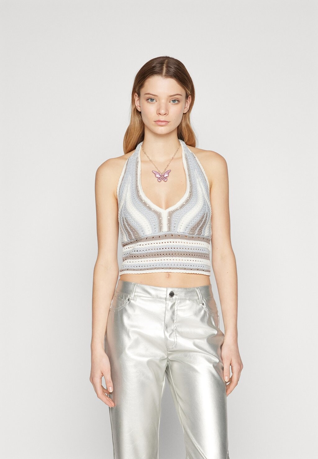 Топ BARE HALTER STRIPE Hollister Co., разноцветный
Топ BARE HALTER STRIPE Hollister Co., разноцветный