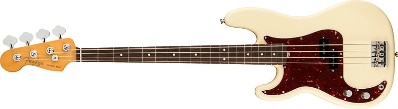 Бас-гитара Fender American Professional II Precision для левой руки с накладкой из палисандра — олимпийский белый American Professional II Precision Bass Left-Handed with Rosewood Fretboard 
Бас-гитара Fender American Professional II Precision для левой руки с накладкой из палисандра — олимпийский белый American Professional II Precision Bass Left-Handed with Rosewood Fretboard