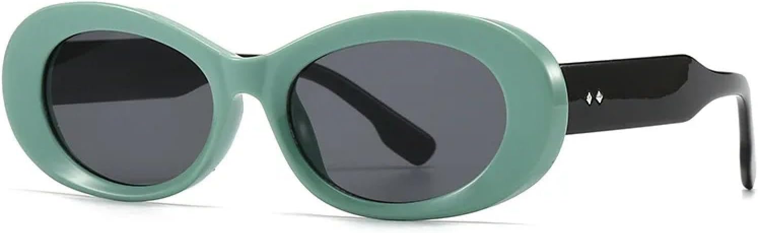 Классические овальные солнцезащитные очки с заклепками для женщин и мужчин, роскошные, винтажные, популярные, в стиле панк, розовые, с защитой от УФ-излучения UV400 TKKTLLT, Green Black
Классические овальные солнцезащитные очки с заклепками для женщин и мужчин, роскошные, винтажные, популярные, в стиле панк, розовые, с защитой от УФ-излучения UV400 TKKTLLT, Green Black