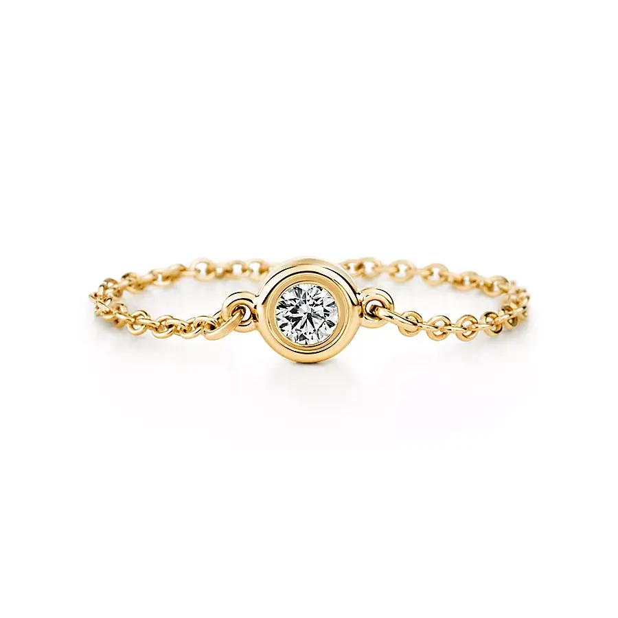 Кольцо Tiffany & Co. x Elsa Peretti Diamonds By The Yard, золото 
Кольцо Tiffany & Co. x Elsa Peretti Diamonds By The Yard, золото