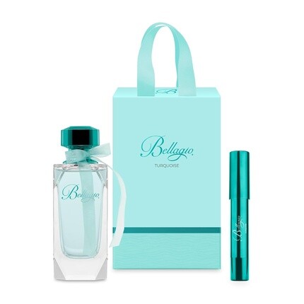 Bellagio Turquoise Women'S Fragrance Gift Box 100ml + Pen 3.2ml With Fruit Scent
Bellagio Turquoise Women'S Fragrance Gift Box 100ml + Pen 3.2ml With Fruit Scent