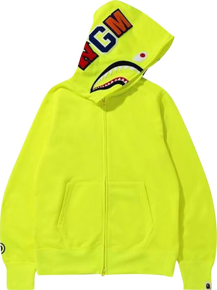 Худи BAPE Neon Shark Full Zip Hoodie 'Yellow', желтый 
Худи BAPE Neon Shark Full Zip Hoodie 'Yellow', желтый