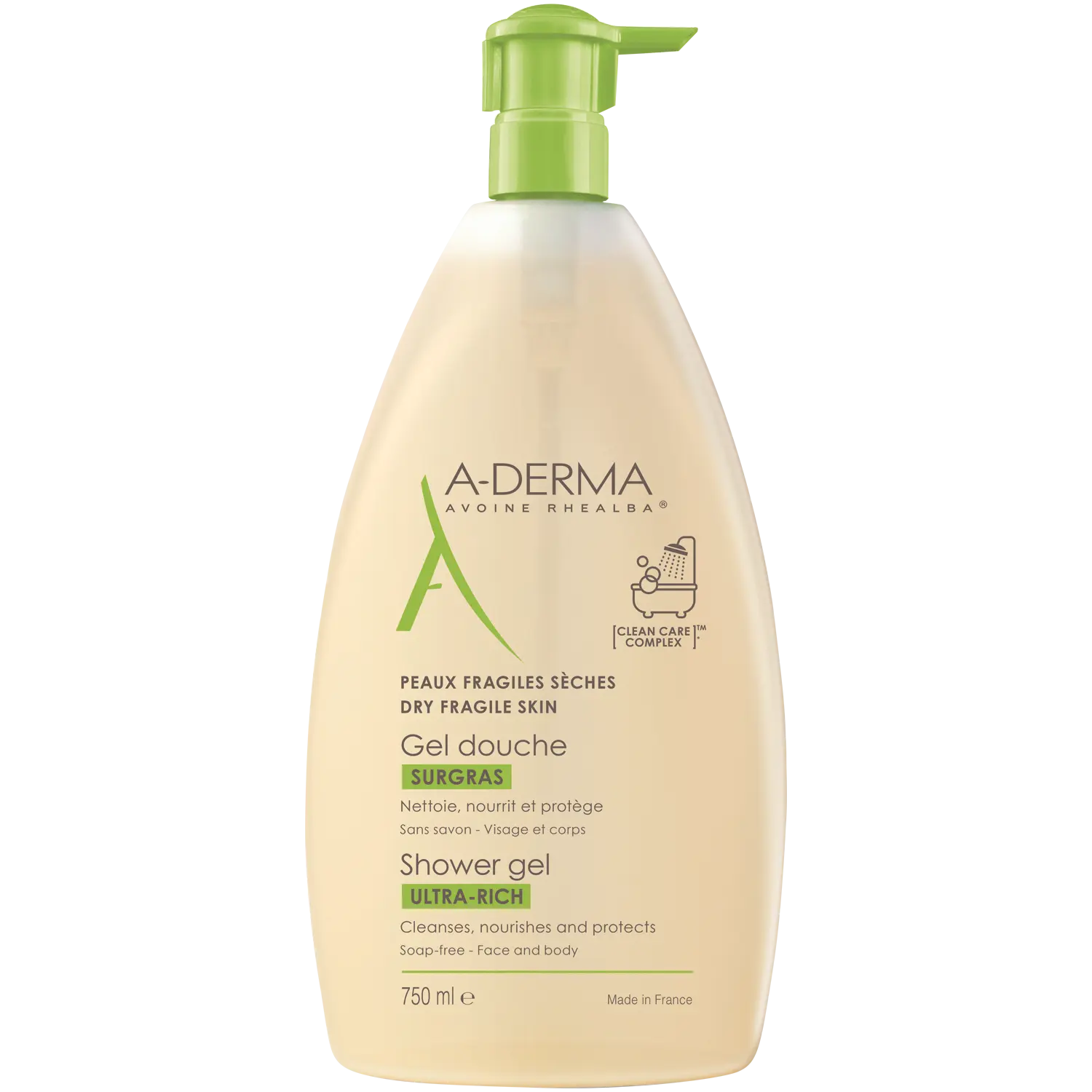 A-Derma гель для душа ультра насыщенная текстура, 750 мл
A-Derma гель для душа ультра насыщенная текстура, 750 мл