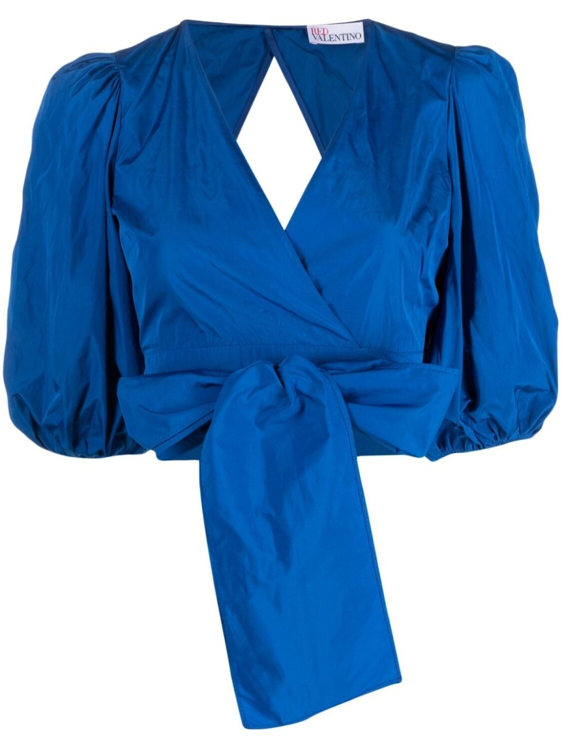 Укороченный топ с запахом RED Valentino, синий
Укороченный топ с запахом RED Valentino, синий