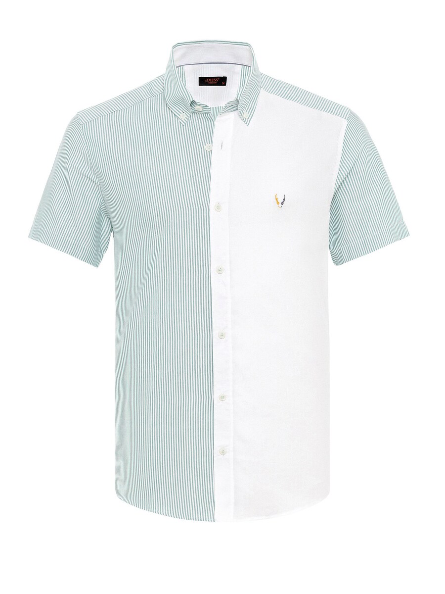 Рубашка обычного кроя на пуговицах By Diess Collection, зеленый
Рубашка обычного кроя на пуговицах By Diess Collection, зеленый