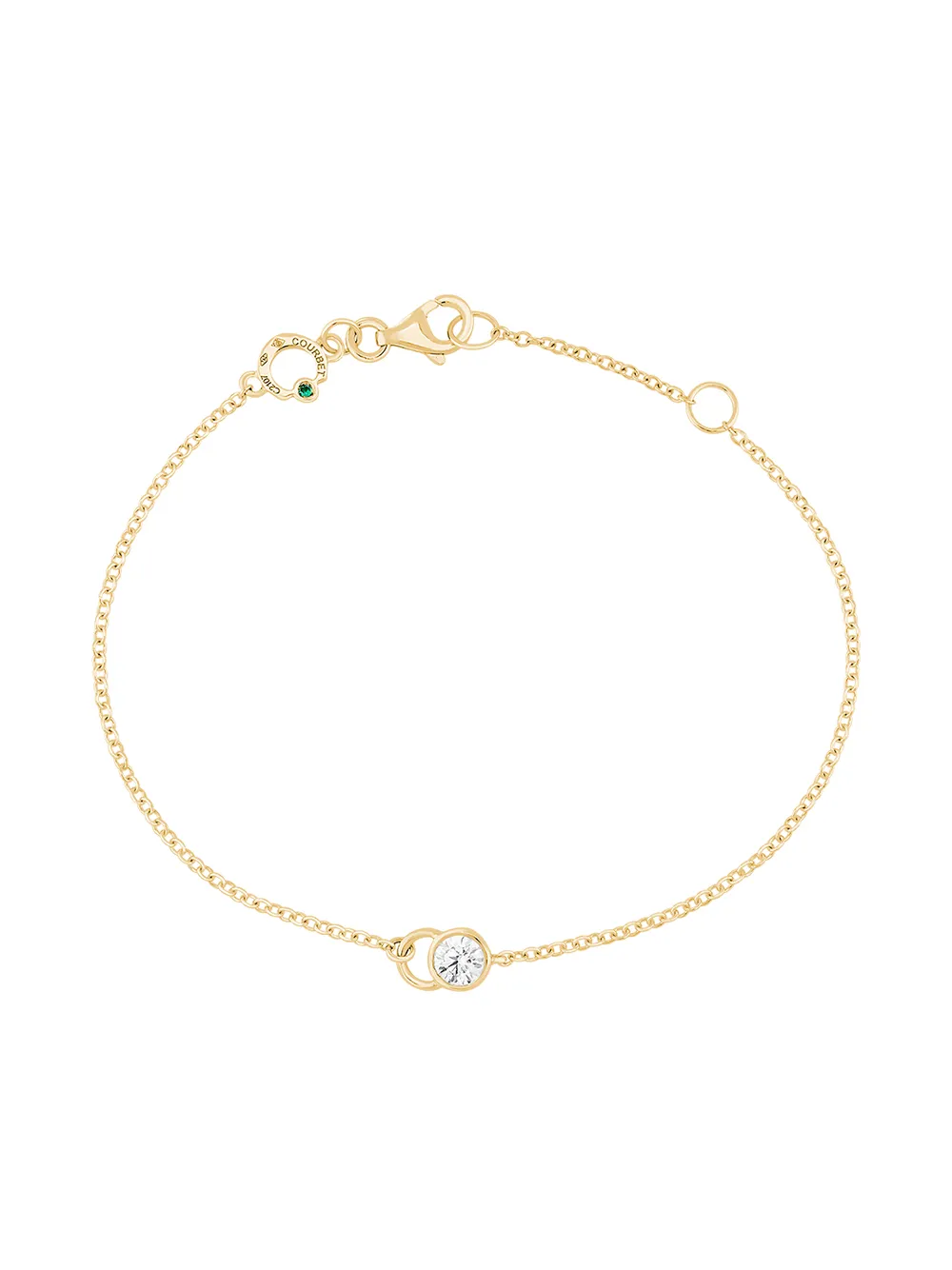 Цепочный браслет CO из переработанного желтого золота с бриллиантами Courbet, золотой
Цепочный браслет CO из переработанного желтого золота с бриллиантами Courbet, золотой