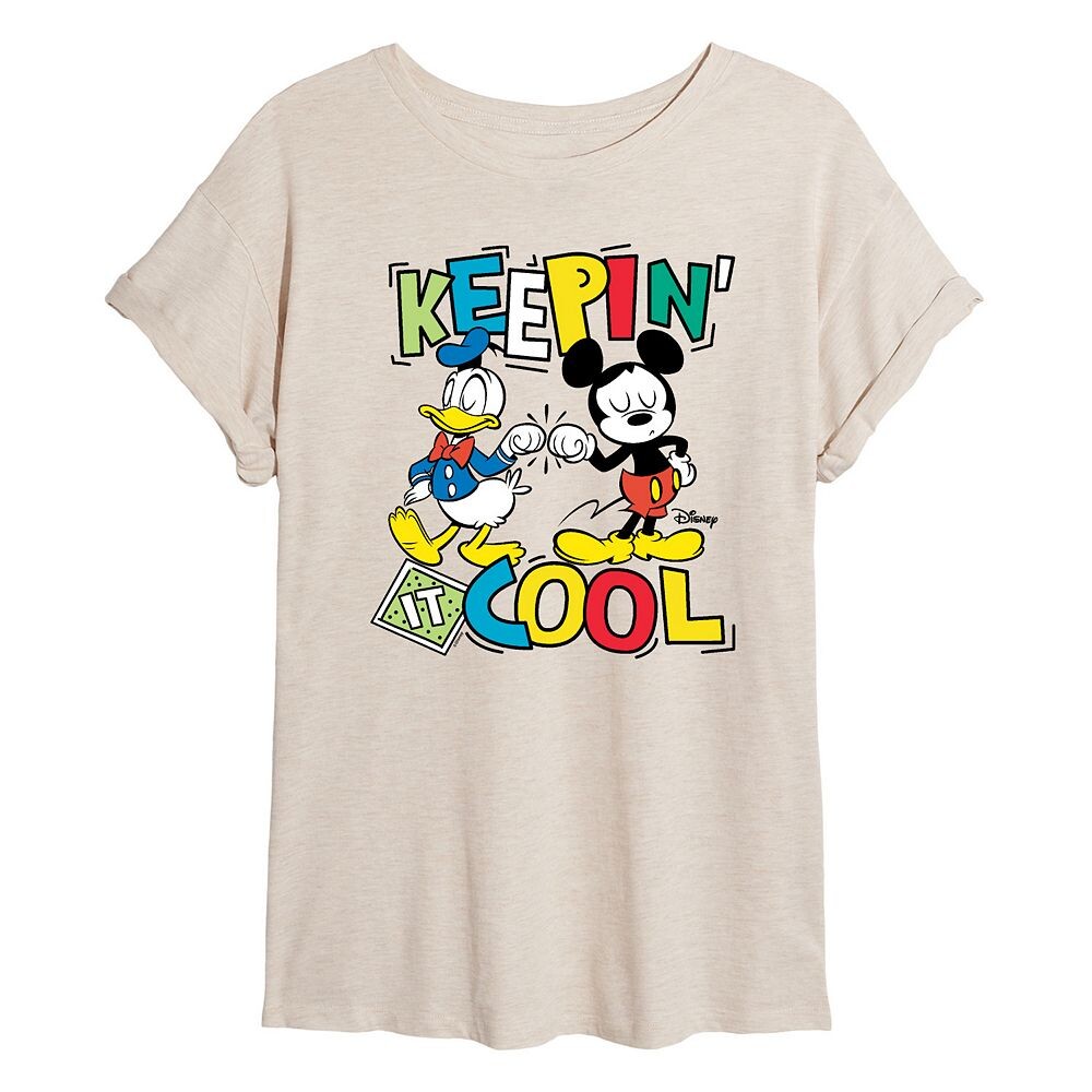 Детская футболка с струящимся рисунком Disney's Keepin' It Cool, бежевый
Детская футболка с струящимся рисунком Disney's Keepin' It Cool, бежевый