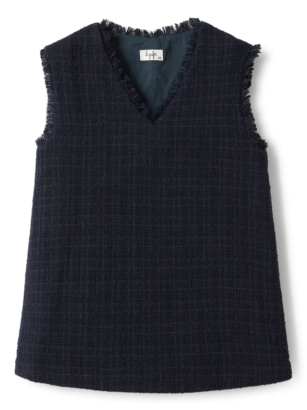 Твидовое платье мини Il Gufo, синий
Твидовое платье мини Il Gufo, синий