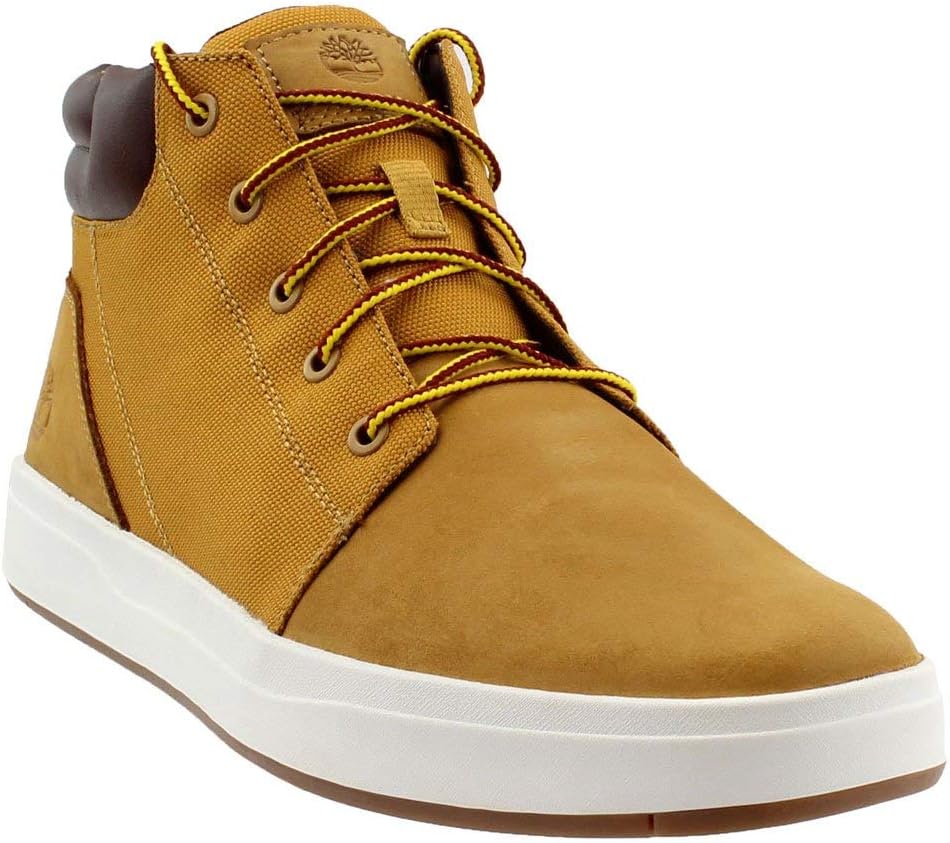 Timberland Men's Davis Square Mixed-Media Chukka, Wheat Nubuck
Timberland Men's Davis Square Mixed-Media Chukka, Wheat Nubuck