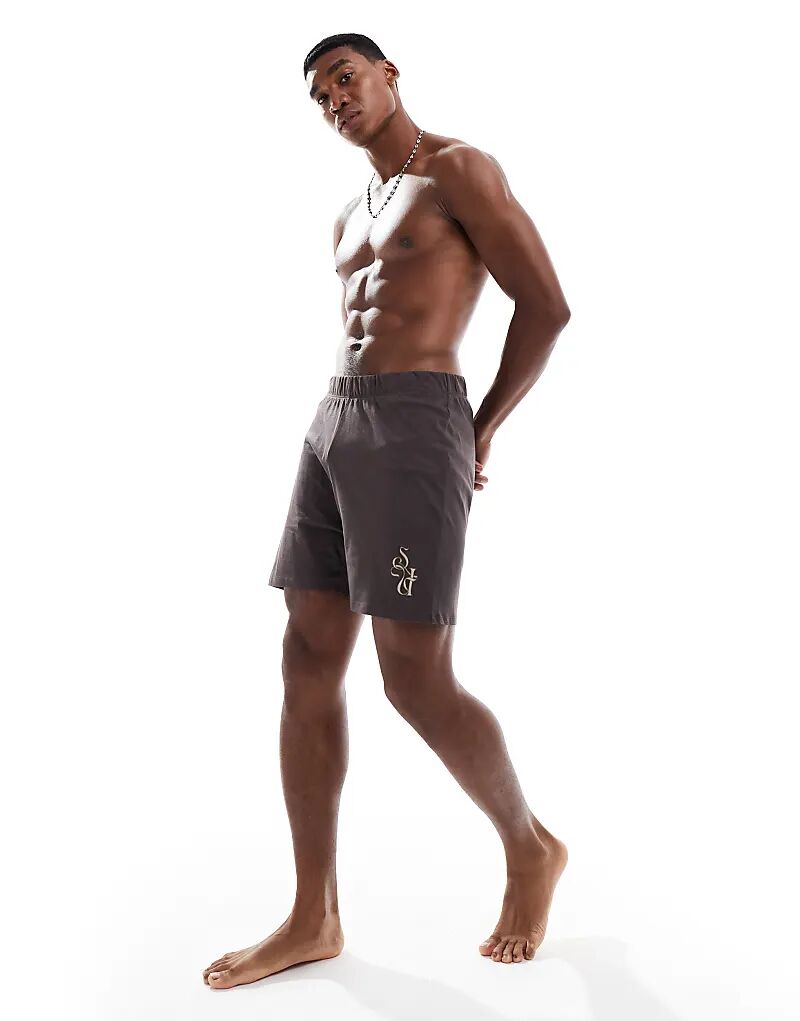 Шорты для дома ASOS DESIGN с вышивкой в коричневом цвете
Шорты для дома ASOS DESIGN с вышивкой в коричневом цвете