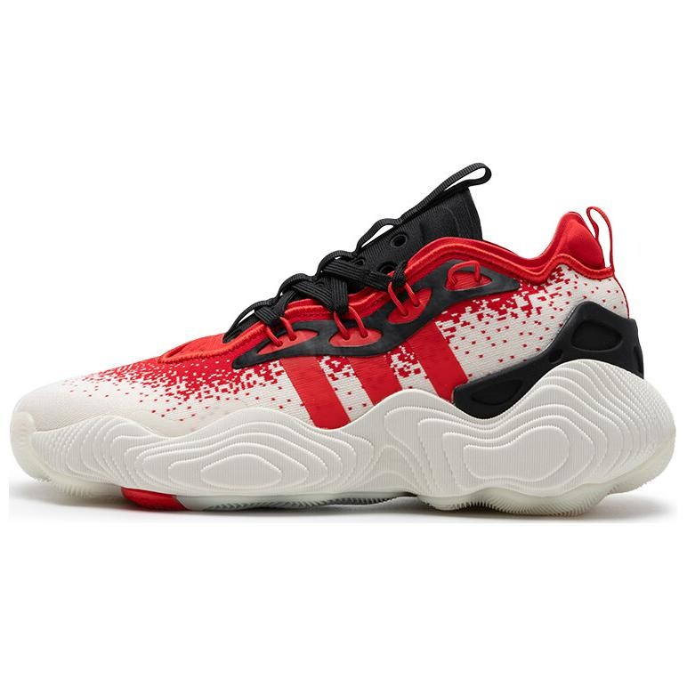 Кроссовки adidas Trae Young 3 Off White Vivid Red Black, красный 
Кроссовки adidas Trae Young 3 Off White Vivid Red Black, красный