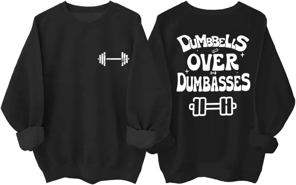 Толстовка с принтом Dumbbells Over Dumbasses JIONOCY
Толстовка с принтом Dumbbells Over Dumbasses JIONOCY