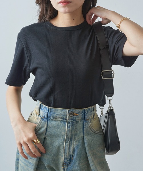 Футболка с коротким рукавом, ребристая отделка, бренд Miller, черный
Футболка с коротким рукавом, ребристая отделка, бренд Miller, черный