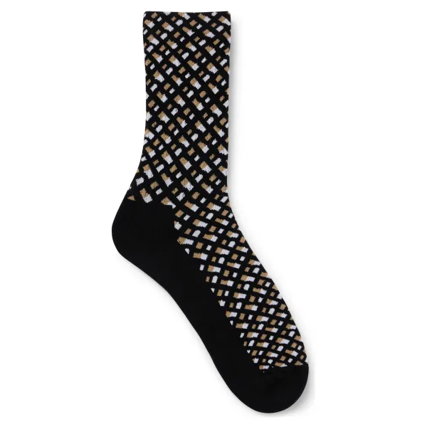 Носки Qs в рубчик с монограммой cc Boss, черный
Носки Qs в рубчик с монограммой cc Boss, черный