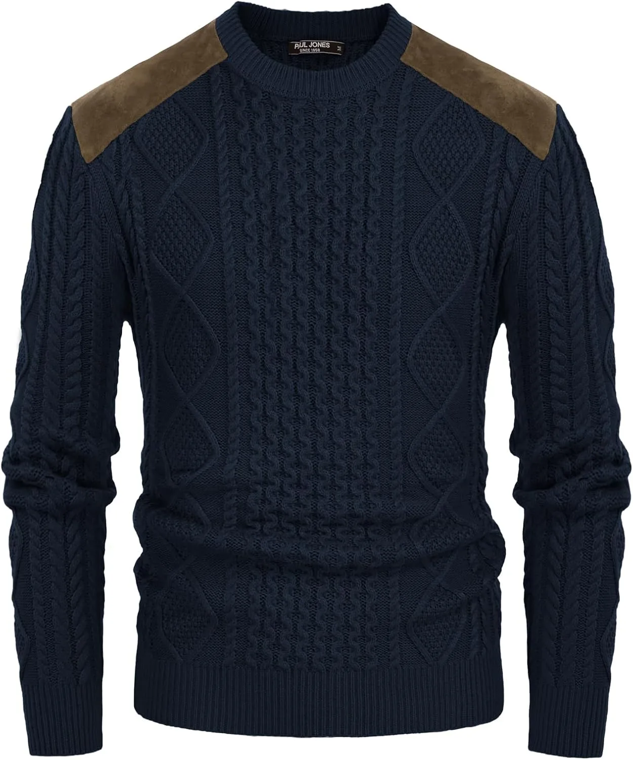 Свитер мужской PJ PAUL JONES Military Cable Knit с замшевыми аппликациями
Свитер мужской PJ PAUL JONES Military Cable Knit с замшевыми аппликациями