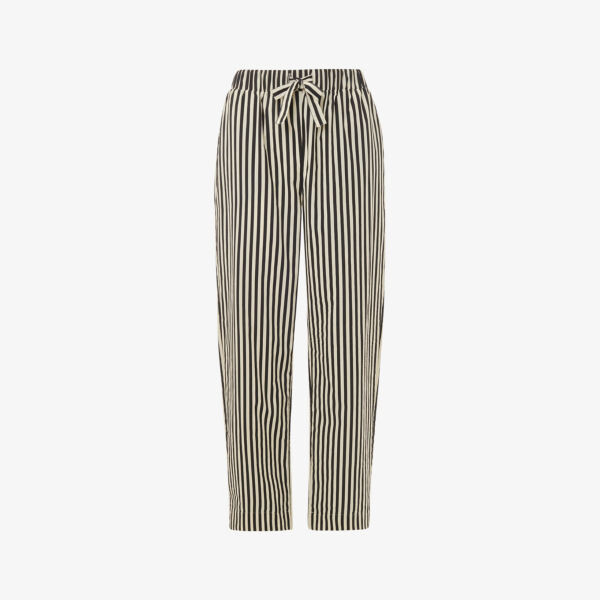 Хлопковые пижамные трусы свободного кроя с полосатым принтом Whistles, черный
Хлопковые пижамные трусы свободного кроя с полосатым принтом Whistles, черный