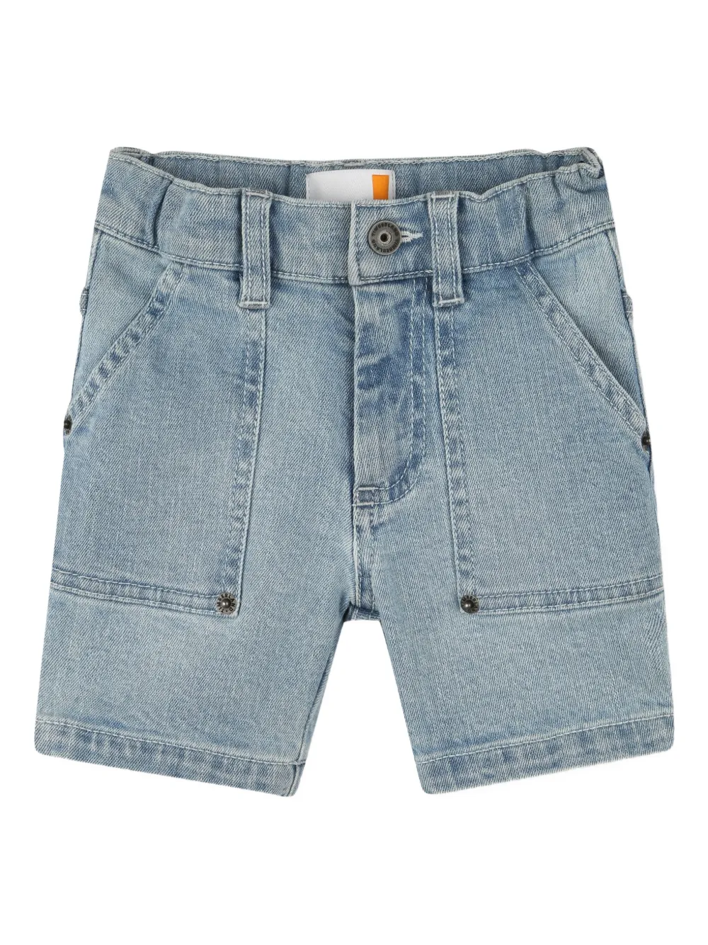 Джинсовые шорты с накладными карманами Timberland Kids, синий
Джинсовые шорты с накладными карманами Timberland Kids, синий