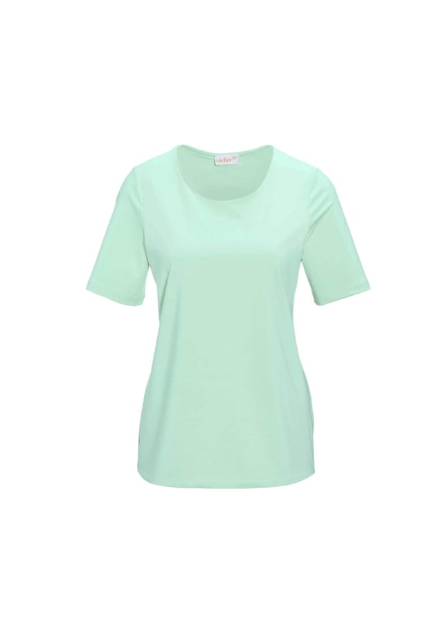 Короткий размер: аккуратная рубашка из формоустойчивого материала. Goldner, зеленый
Короткий размер: аккуратная рубашка из формоустойчивого материала. Goldner, зеленый