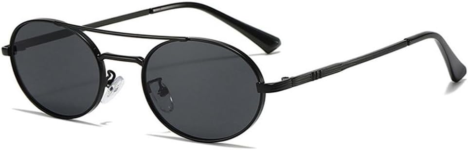 Винтажные маленькие овальные металлические солнцезащитные очки с двойной перемычкой для женщин, модные сине-зеленые оттенки, защита от ультрафиолета UV400, модные панк-солнцезащитные очки для мужчин SKFGNX, Black Grey
Винтажные маленькие овальные металлические солнцезащитные очки с двойной перемычкой для женщин, модные сине-зеленые оттенки, защита от ультрафиолета UV400, модные панк-солнцезащитные очки для мужчин SKFGNX, Black Grey