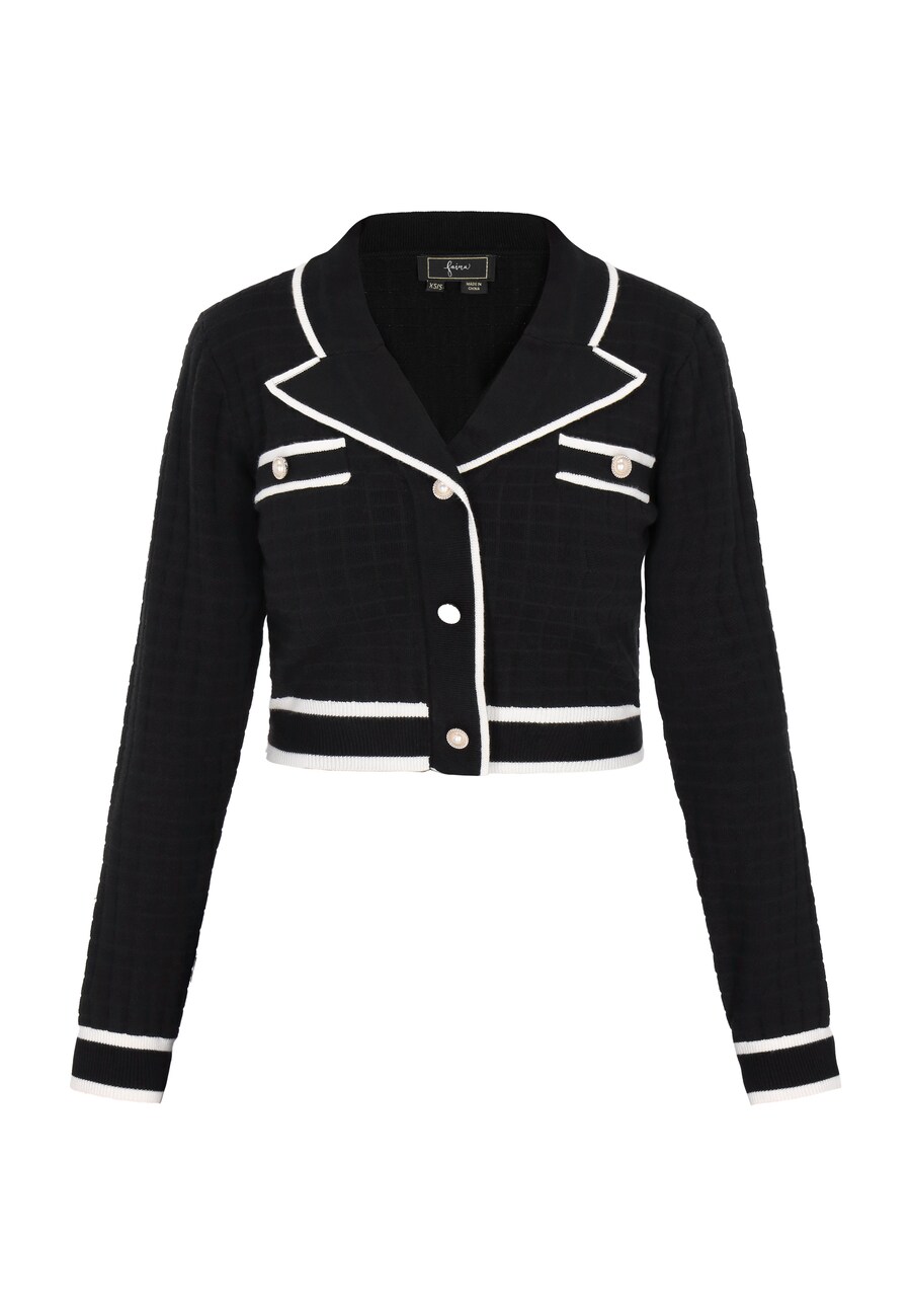 Вязаный кардиган faina Fashion Look, черный
Вязаный кардиган faina Fashion Look, черный