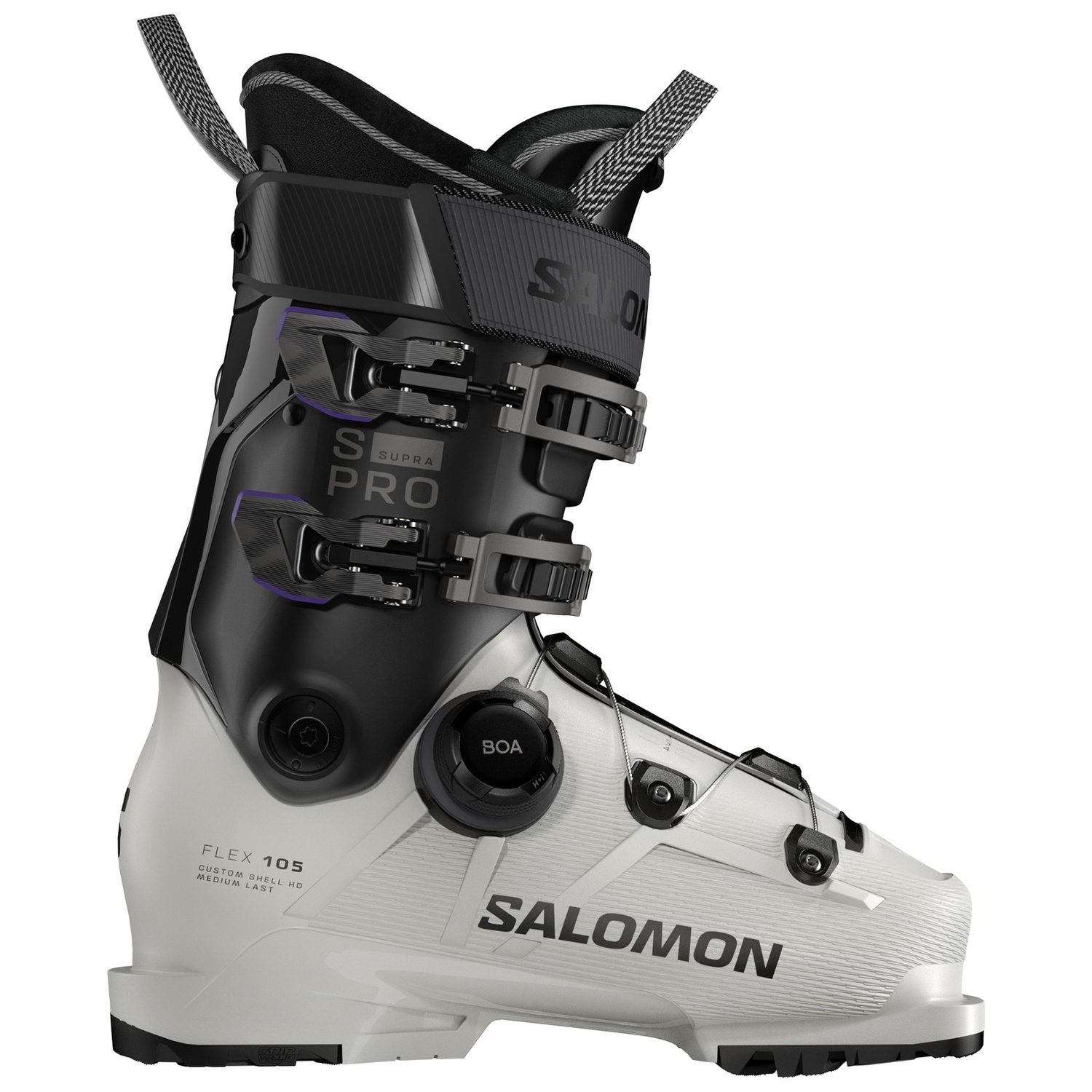 Женские горнолыжные ботинки Salomon S Pro Supra BOA 105 W GW, серое сияние/черный
Женские горнолыжные ботинки Salomon S Pro Supra BOA 105 W GW, серое сияние/черный