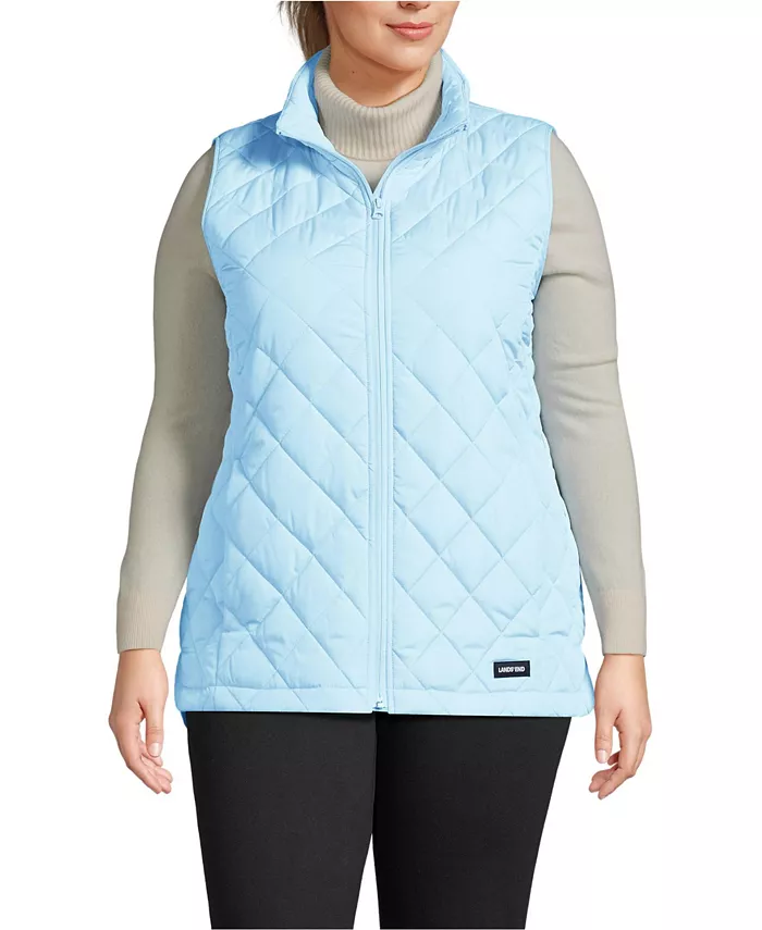 Утепленный жилет без перьев больших размеров Lands' End, синий
Утепленный жилет без перьев больших размеров Lands' End, синий