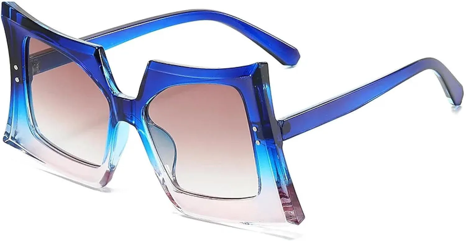 Винтажные солнцезащитные очки неправильной формы для женщин, градиентные ретро-очки с защитой от УФ-излучения UV400, очки для активного отдыха VVTWSSW, Bluepink-brown
Винтажные солнцезащитные очки неправильной формы для женщин, градиентные ретро-очки с защитой от УФ-излучения UV400, очки для активного отдыха VVTWSSW, Bluepink-brown