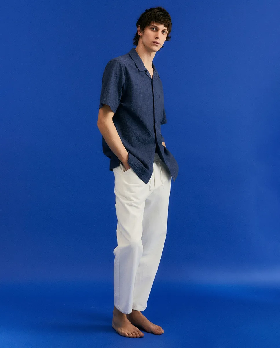 Клетчатая рубашка из ситца Sfera, синий
Клетчатая рубашка из ситца Sfera, синий