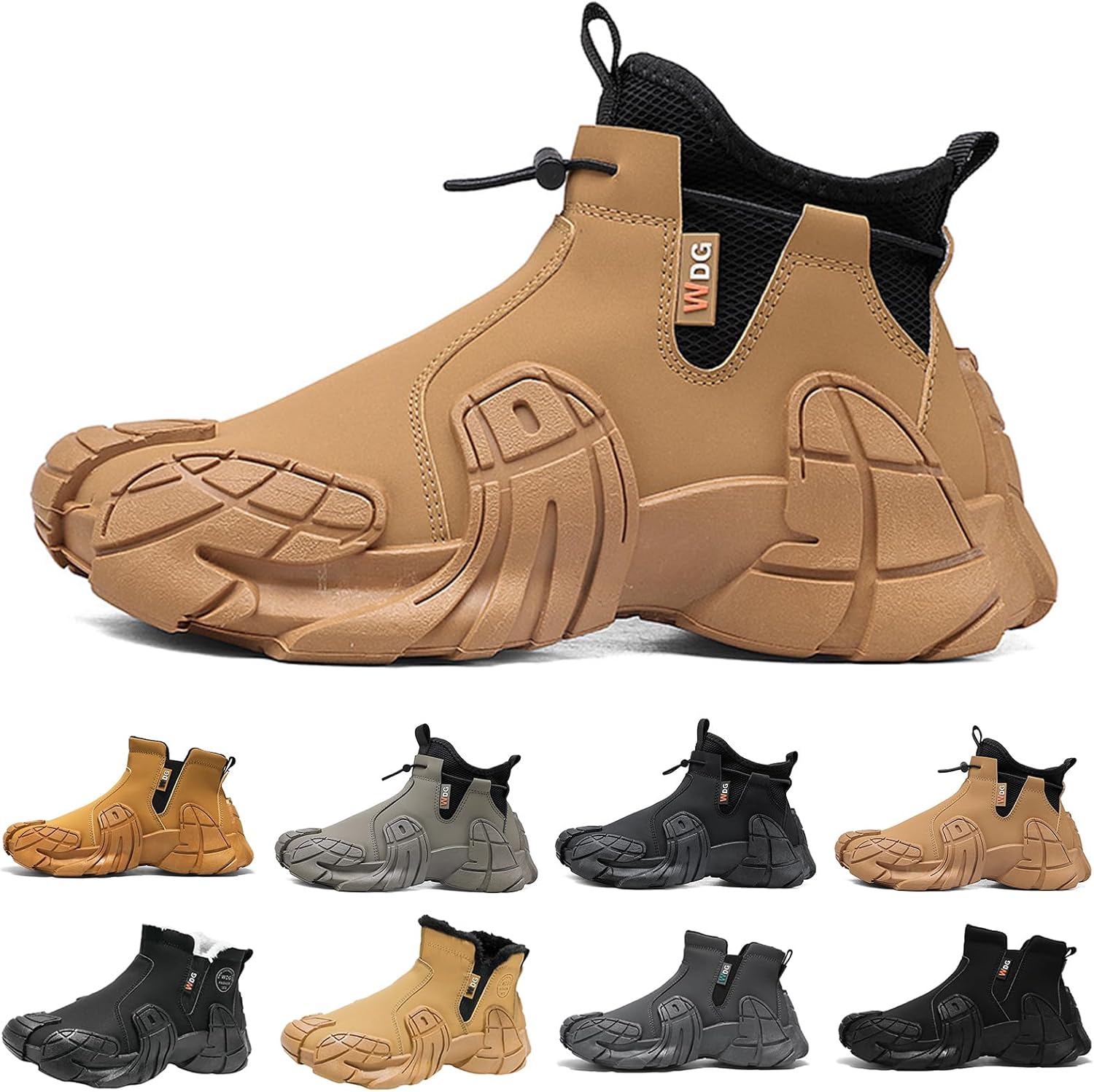 Мужские высокие кроссовки для походов, повседневные кроссовки с нескользящей подошвой, походные туфли, зимние ботинки Gezolligheid, коричневый
Мужские высокие кроссовки для походов, повседневные кроссовки с нескользящей подошвой, походные туфли, зимние ботинки Gezolligheid, коричневый