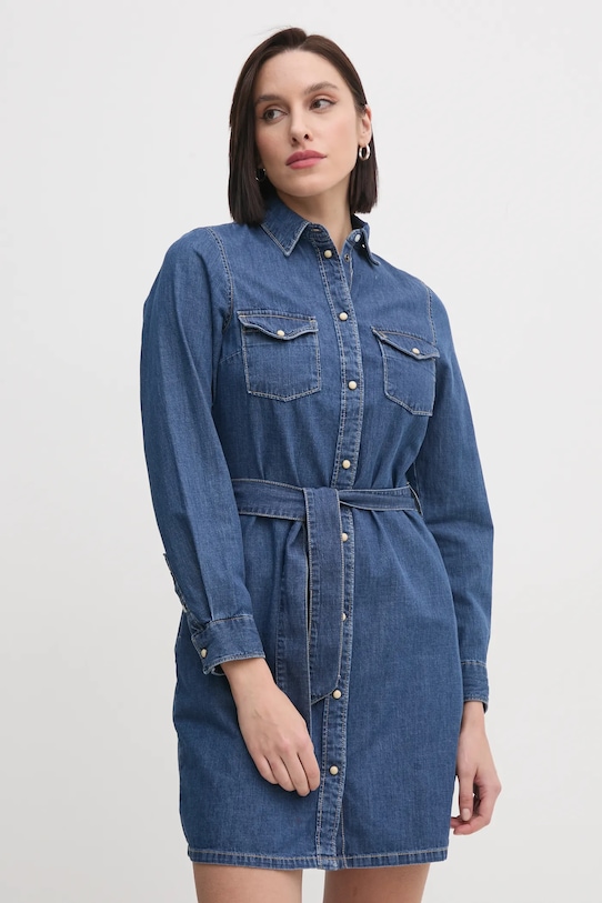 Джинсовое платье REGULAR DENIM DRESS Pepe Jeans, синий
Джинсовое платье REGULAR DENIM DRESS Pepe Jeans, синий
