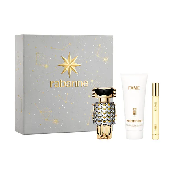 Парфюмерный набор Rabanne Fame 50ML Bottle, 3 предмета
Парфюмерный набор Rabanne Fame 50ML Bottle, 3 предмета