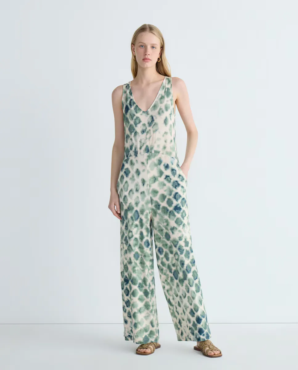 Длинный комбинезон без рукавов, V-образный вырез с карманами и молнией сзади Guitare, светло-зеленый
Длинный комбинезон без рукавов, V-образный вырез с карманами и молнией сзади Guitare, светло-зеленый