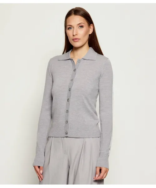 Шерстяной кардиган Slim fit Patrizia Pepe, серый
Шерстяной кардиган Slim fit Patrizia Pepe, серый