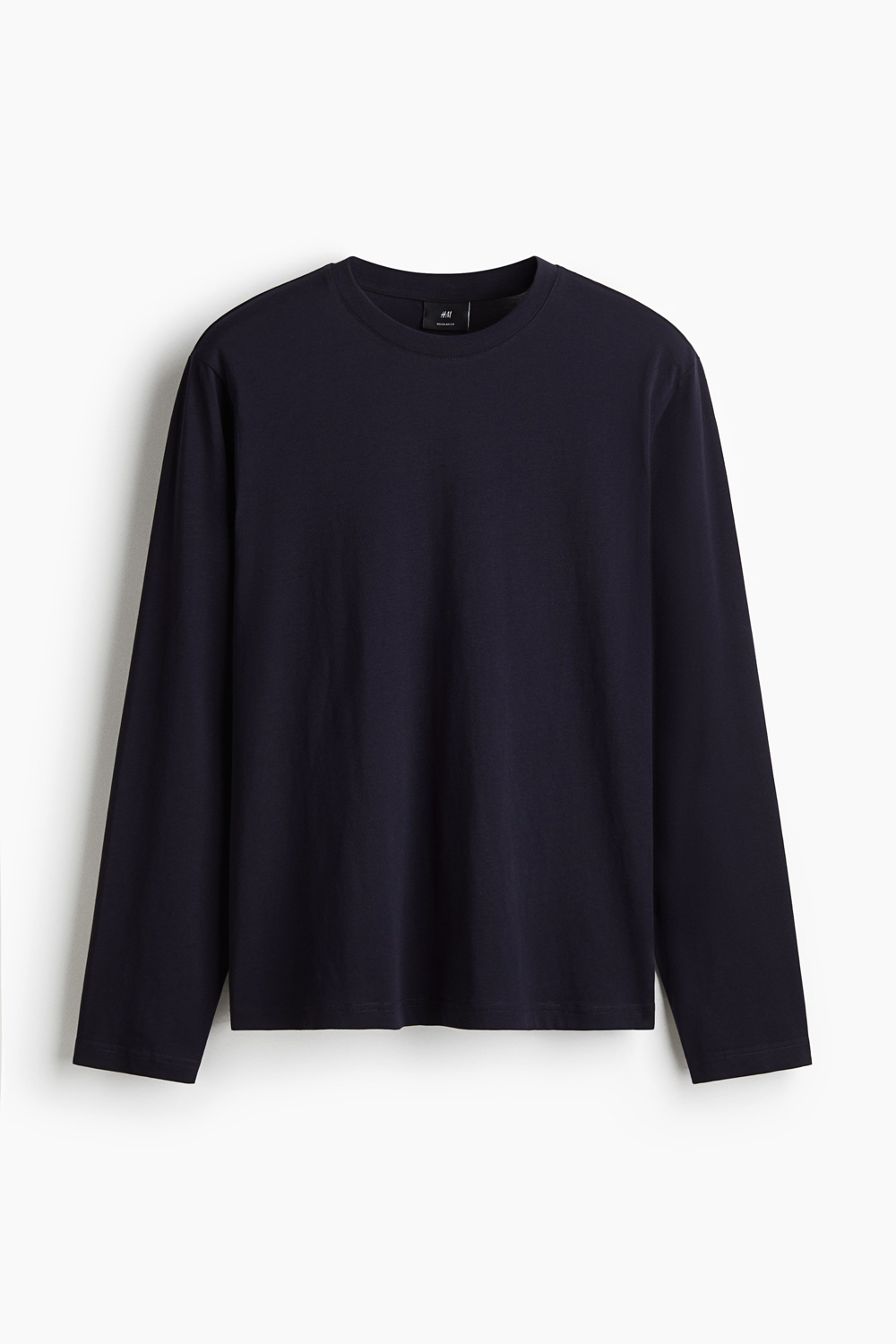 Лонгслив H&M Regular Fit Jersey, темно-синий
Лонгслив H&M Regular Fit Jersey, темно-синий