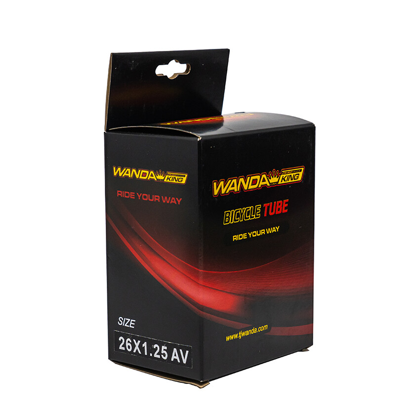 Велосипедная камера Wanda 26х1.25 AV 33 mm, черный
Велосипедная камера Wanda 26х1.25 AV 33 mm, черный