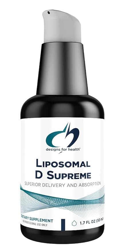 Designs for Health Liposomal D Supreme Vitamin D Liquid — 2500 МЕ Витамин D3 + витамин K (K1 + K2), 50 мл
Designs for Health Liposomal D Supreme Vitamin D Liquid — 2500 МЕ Витамин D3 + витамин K (K1 + K2), 50 мл