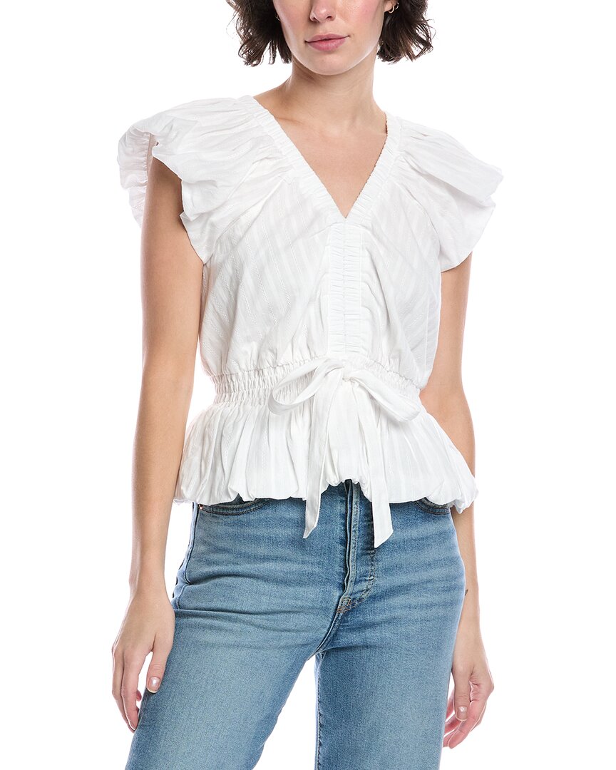 FATE Топ с завязкой на талии, белый
FATE Топ с завязкой на талии, белый