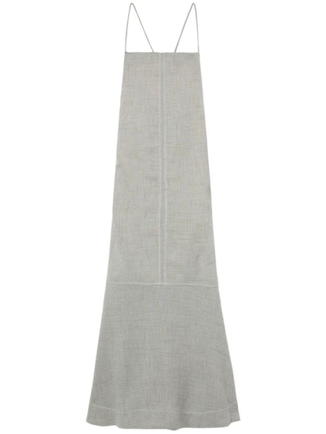 GANNI платье макси с завязками из меланжа, серый
GANNI платье макси с завязками из меланжа, серый