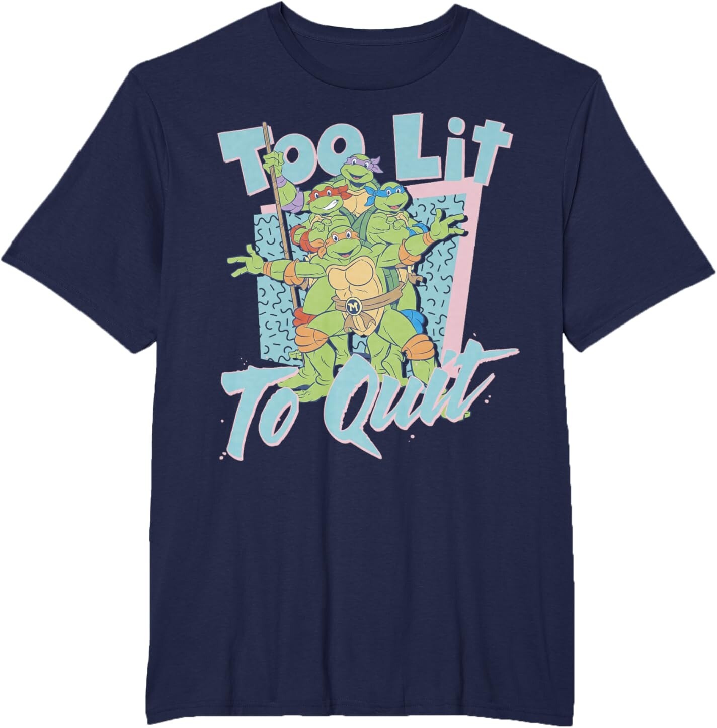 Мужская футболка Teenage Mutant Ninja Turtles Too Lit To Quit, Big and Tall Size, темно-синий
Мужская футболка Teenage Mutant Ninja Turtles Too Lit To Quit, Big and Tall Size, темно-синий