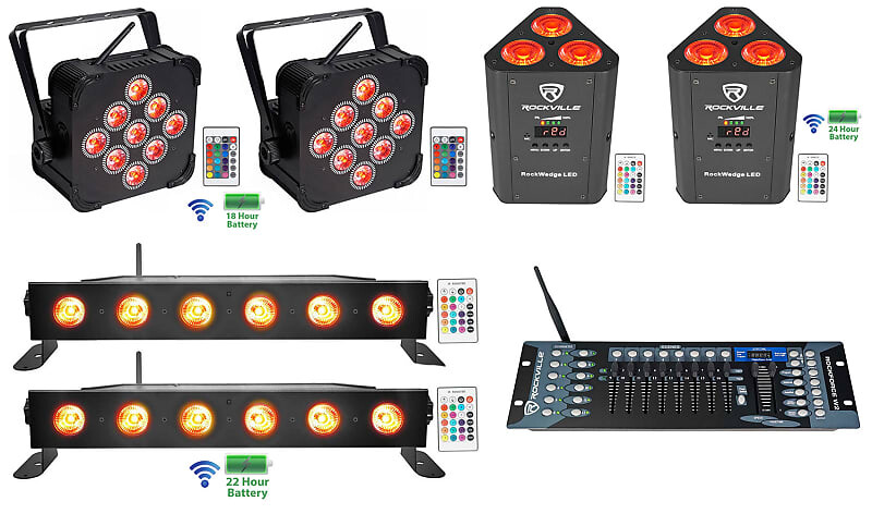 Комплект 2 Rockville Best PAR + Best STRIP + RockWedge Wireless DMX Battery Lights + Контроллер 2 Best PAR + 2 RockWedge + 2 Best STRIP
Комплект 2 Rockville Best PAR + Best STRIP + RockWedge Wireless DMX Battery Lights + Контроллер 2 Best PAR + 2 RockWedge + 2 Best STRIP