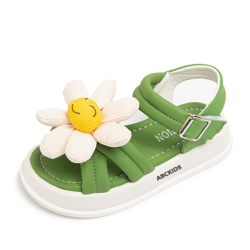 Детские сандалии с низкой подошвой, устойчивые к истиранию, легкие и амортизирующие ABC KIDS, зеленый 
Детские сандалии с низкой подошвой, устойчивые к истиранию, легкие и амортизирующие ABC KIDS, зеленый