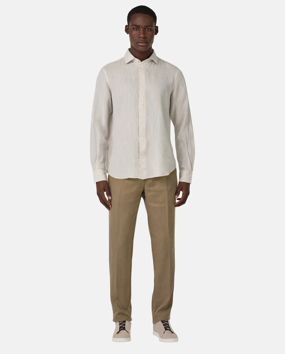 Брюки из льна со стрелками Boggi Milano, цвет Topo
Брюки из льна со стрелками Boggi Milano, цвет Topo