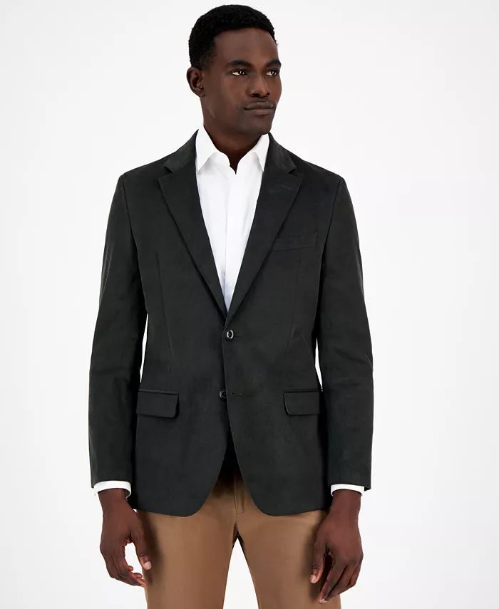 Мужской современный приталенный спортивный пиджак из эластичного вельвета с налокотниками Nautica, зеленый
Мужской современный приталенный спортивный пиджак из эластичного вельвета с налокотниками Nautica, зеленый