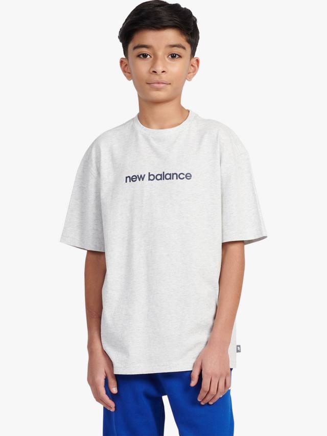 Детская хлопковая футболка с принтом бейсболиста New Balance, Ash Heather
Детская хлопковая футболка с принтом бейсболиста New Balance, Ash Heather