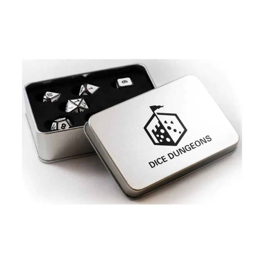 Металлические игральные кости Imperial White с коробкой для дисплея, Role Playing Games Accessories (Dice Dungeons)
Металлические игральные кости Imperial White с коробкой для дисплея, Role Playing Games Accessories (Dice Dungeons)
